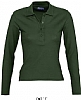 Polo Mujer Manga Larga Podium Sols - Color Verde Golf